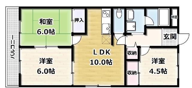  間取り図写真