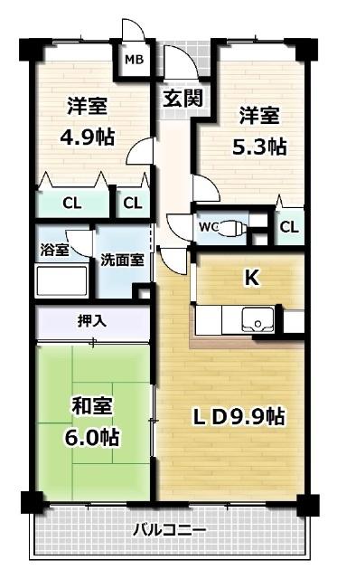  間取り図写真