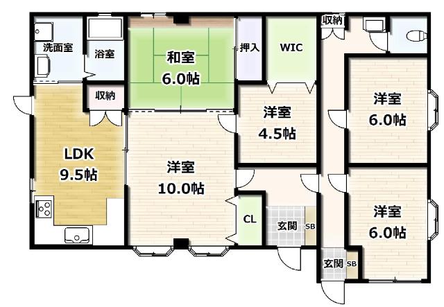  間取り図写真