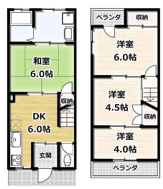  間取り図写真
