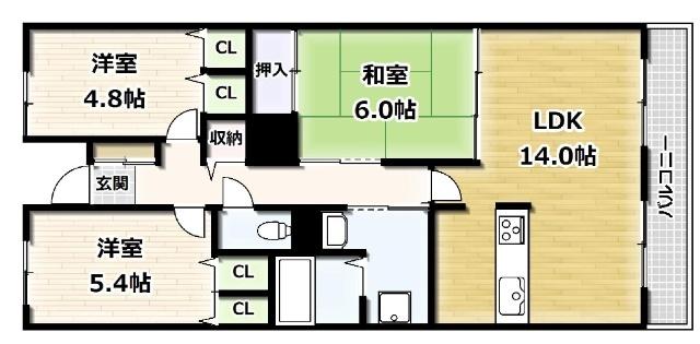  間取り図写真