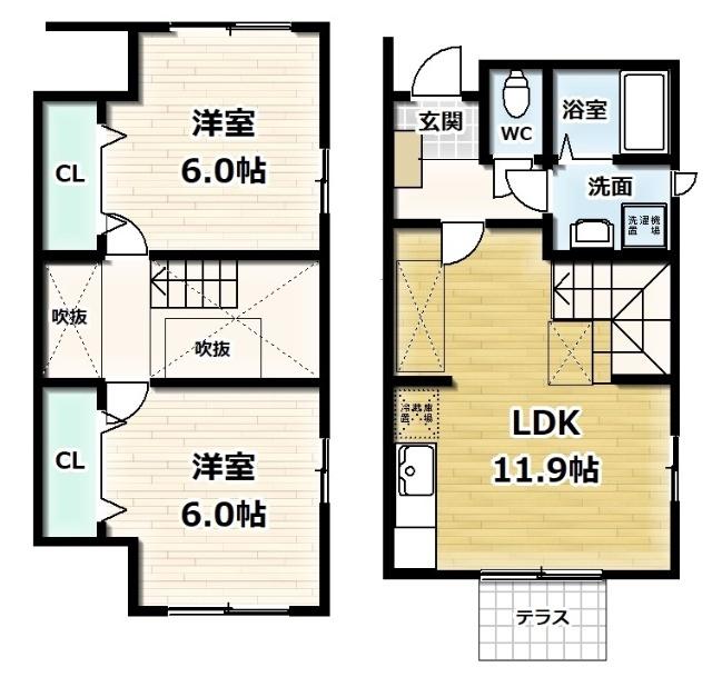  間取り図写真