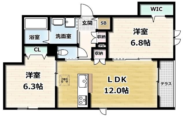 間取り図写真