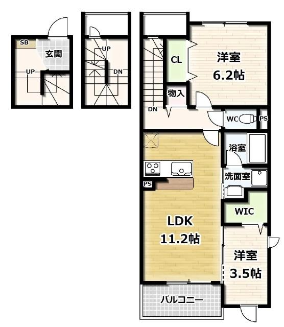  間取り図写真