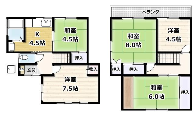  間取り図写真