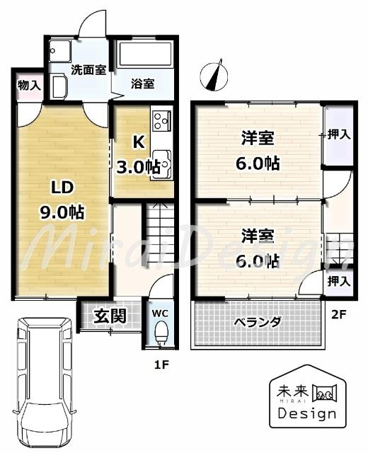  間取り図写真