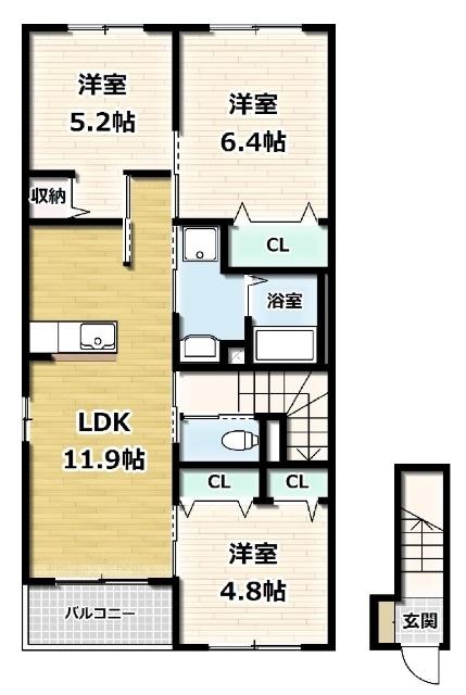  間取り図写真