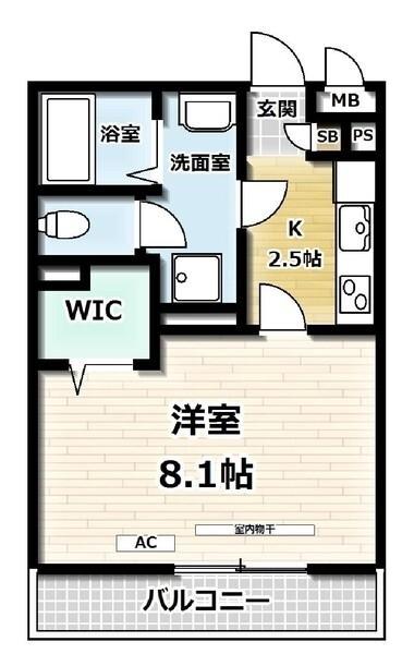 セジュール　モンド（208） 間取り図画像