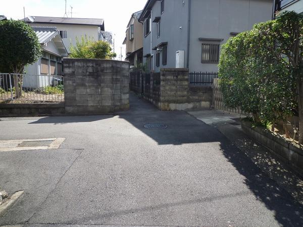 宇治市広野町桐生谷　建築条件付売土地 前面道路含む現地写真
