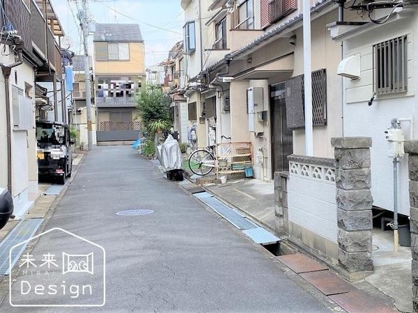 宇治市小倉町南浦　オーナーチェンジ物件 前面道路含む現地写真