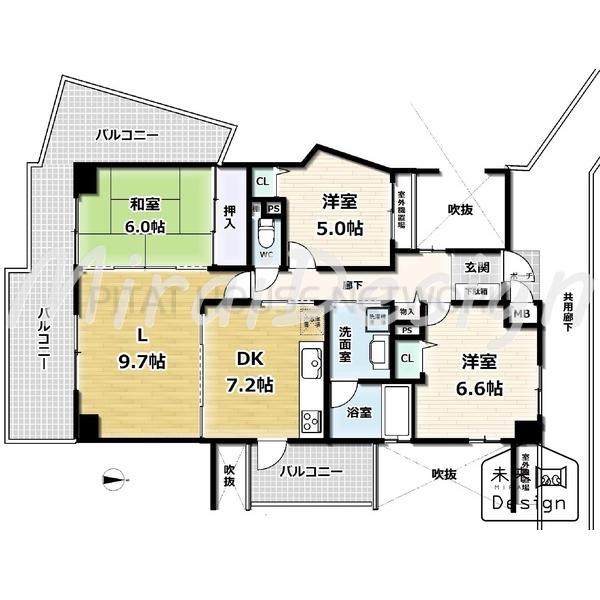 間取り3LDK！LDK約16.9帖！全居室収納ございます♪