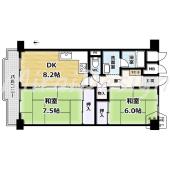 間取り2DK！全居室収納・全室6帖以上のゆったりした間取り♪
