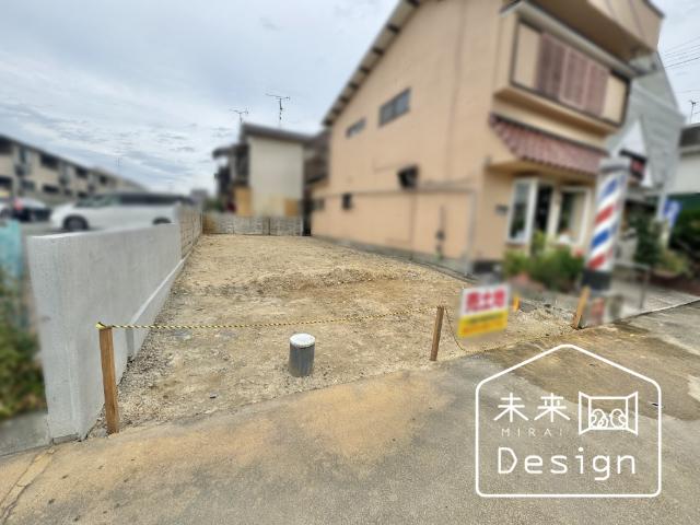 城陽市平川浜道裏　建築条件無し　売土地 土地
