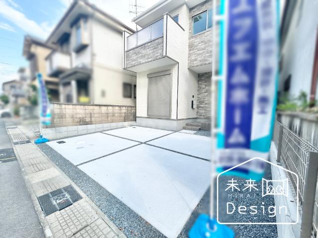 宇治市小倉町蓮池　新築戸建住宅 駐車場