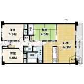 間取り3LDK♪LDK約16.3帖♪