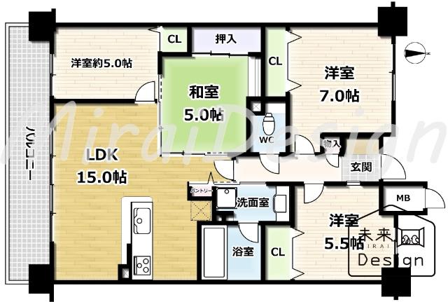パデシオン大久保　ザ・マスターレジデンス 間取り図画像