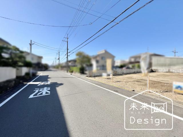 宇治市広野町新成田　B号地　建築条件無し　売土地 土地画像