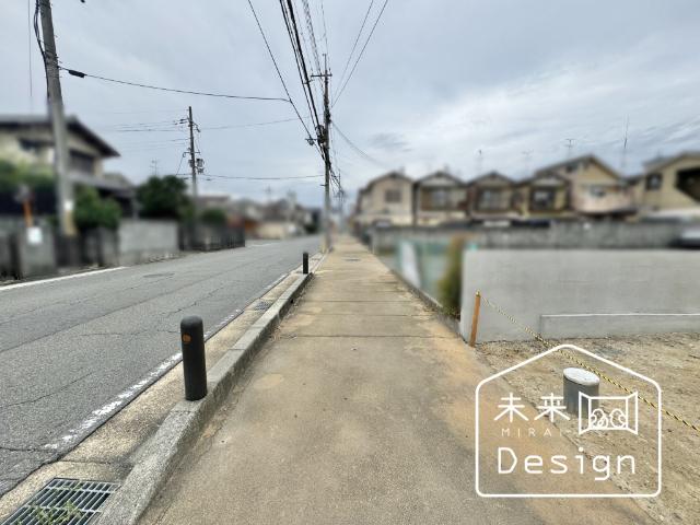 城陽市平川浜道裏　建築条件無し　売土地 土地画像