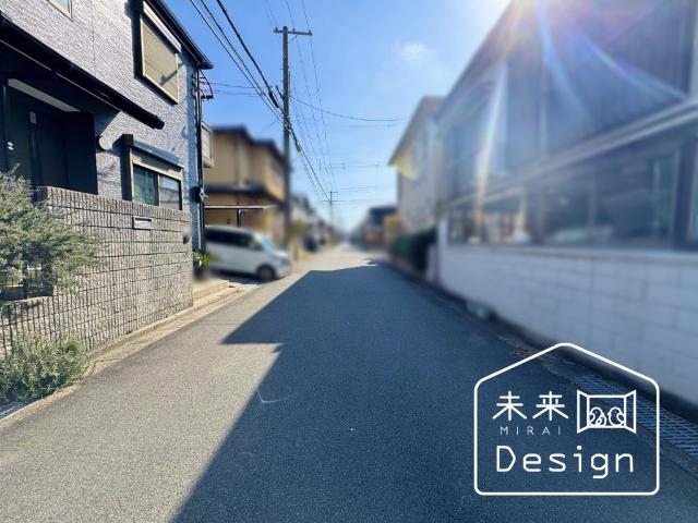 宇治市伊勢田町中古戸建 前面道路含む現地写真