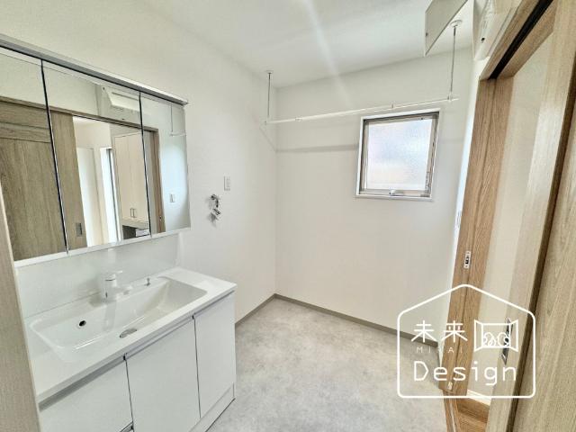宇治市広野町大開　新築戸建住宅 洗面