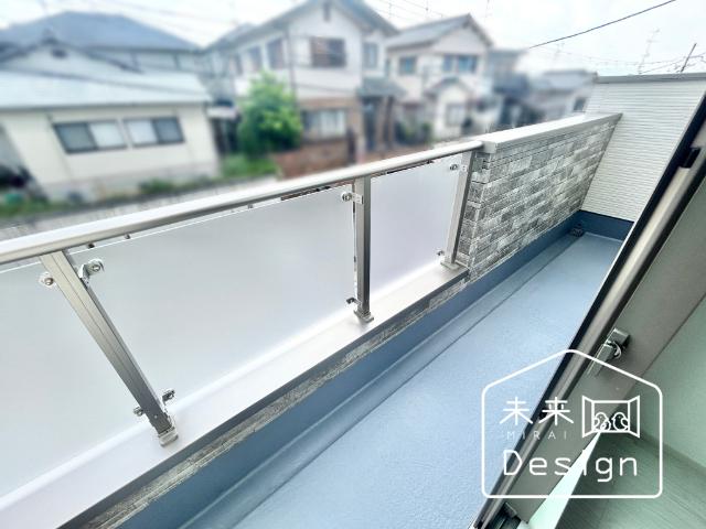 宇治市宇治大谷　2号棟　新築戸建住宅 バルコニー