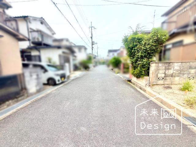 城陽市平川広田　建築条件無し　売土地 土地画像