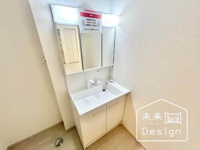 宇治市小倉町蓮池　新築戸建住宅 洗面