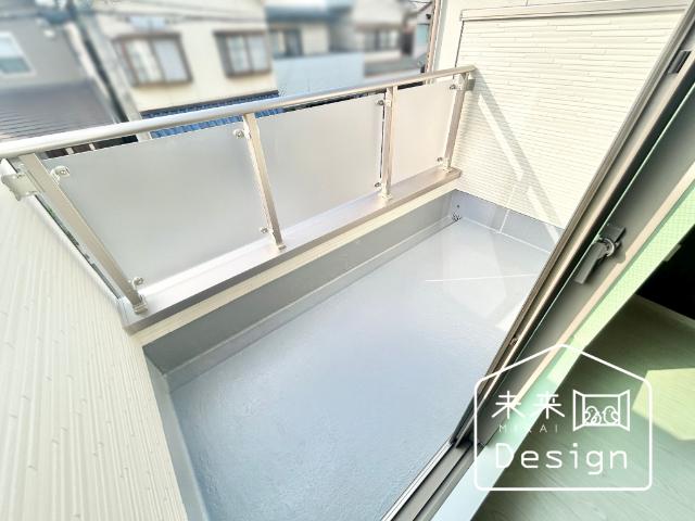 宇治市小倉町蓮池　新築戸建住宅 バルコニー