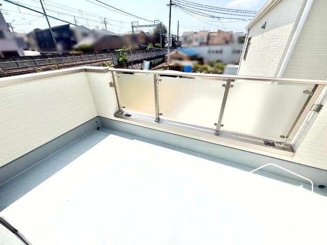 宇治市羽拍子町　3号地　新築戸建住宅 バルコニー