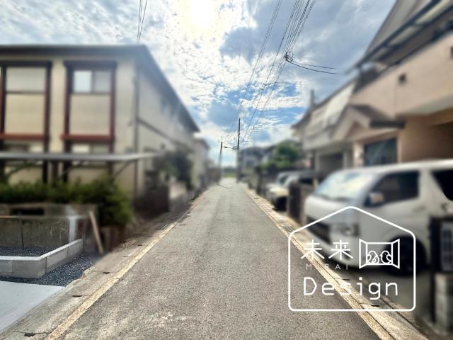 宇治市大久保町大竹　1号地　新築戸建住宅 前面道路含む現地写真