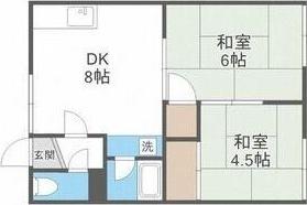 元町シンタクハイツ（201） 間取り図画像