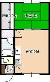 ハイツたかはし（102） 間取り図画像