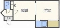 ハイツラークヒルズ（401） 間取り図画像