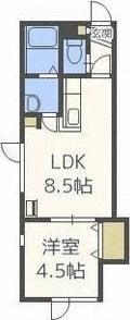 Thistle615（2-A） 間取り図画像