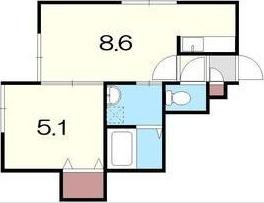 ラピスコート北24条（205） 間取り図画像