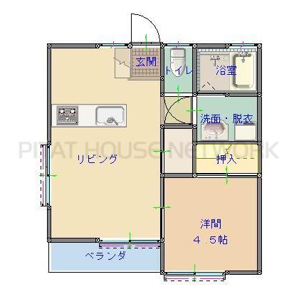  間取り図写真