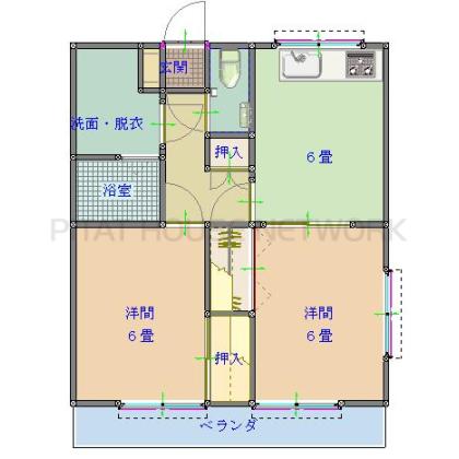  間取り図写真