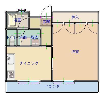  間取り図写真