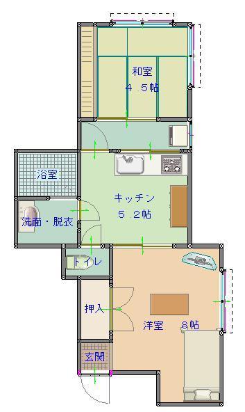  間取り図写真