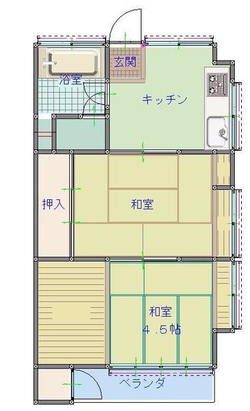 間取り図写真