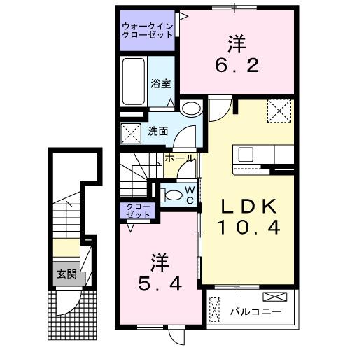 ゴーズ　レジデンス　Ｋ（202） 間取り図画像