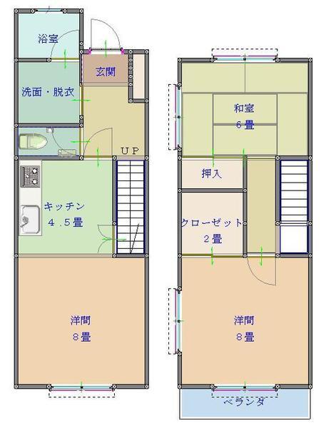  間取り図写真