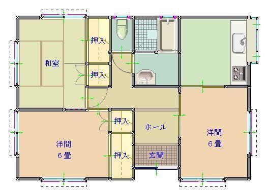 瀬之口住宅（1） 間取り図画像