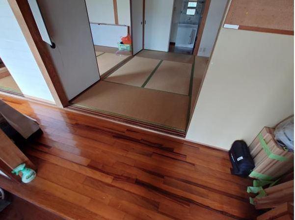 小林市北西方中古戸建 土地画像