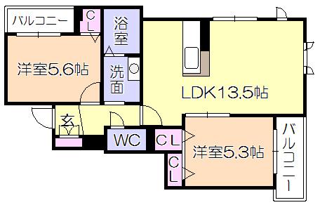 間取図(平面図)