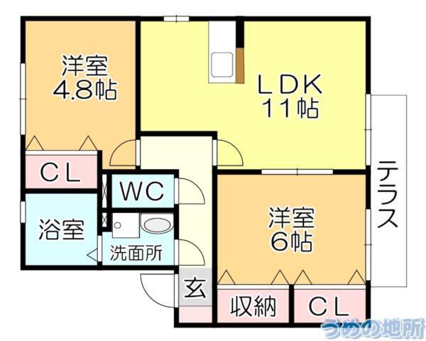 間取図(平面図)