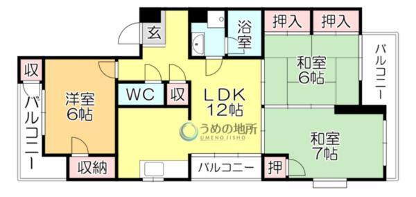 間取図(平面図)