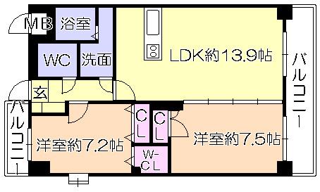 間取図(平面図)