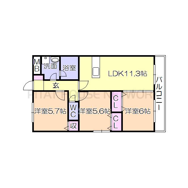 間取図(平面図)