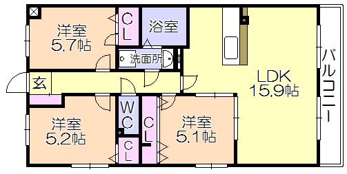 間取図(平面図)